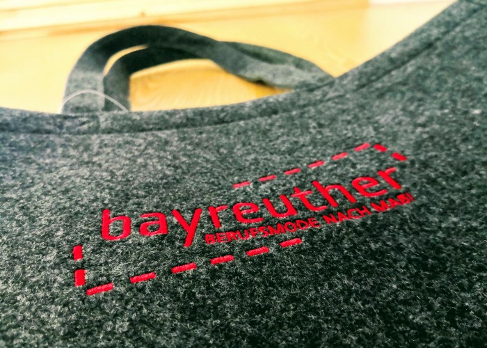 Filztasche bestickt 2